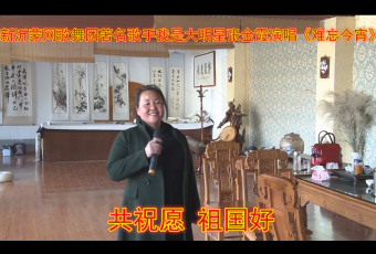 新沂蒙网歌舞团著名歌手我是大明星张金霞演唱《难忘今宵》 (555播放)
