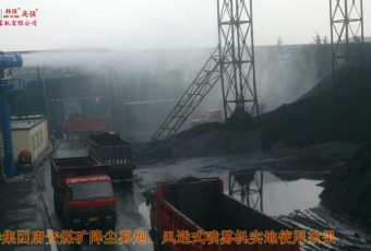 山东华力雾霾克星，临沂销售部，风送式喷雾机煤矿降尘雾炮 (1049播放)