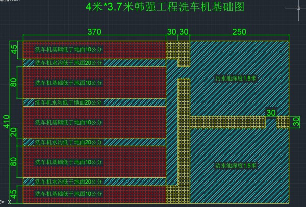 4米x3米7洗车机