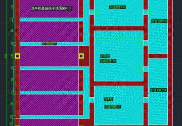 9米1x4米1洗车机基础图