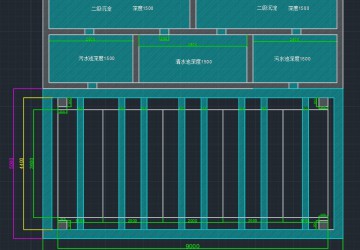 9米x4米4定制版本洗车机基础图