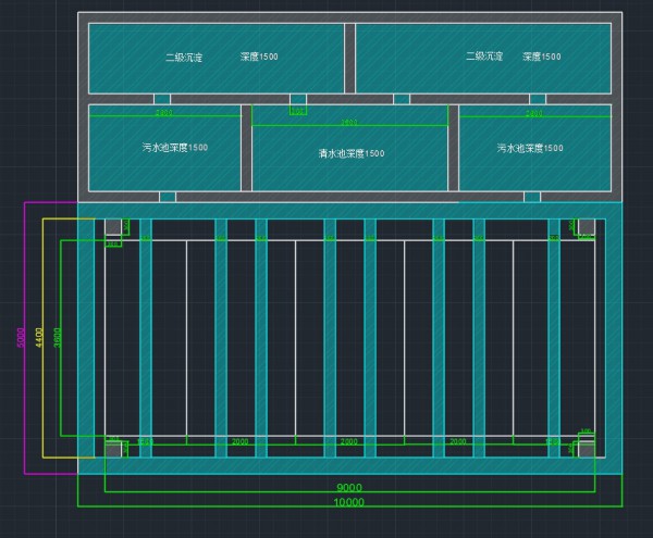 9米x4米4定制版本洗车机基础图