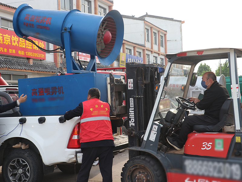 韩强智能 60 米降尘雾炮：工业环保利器