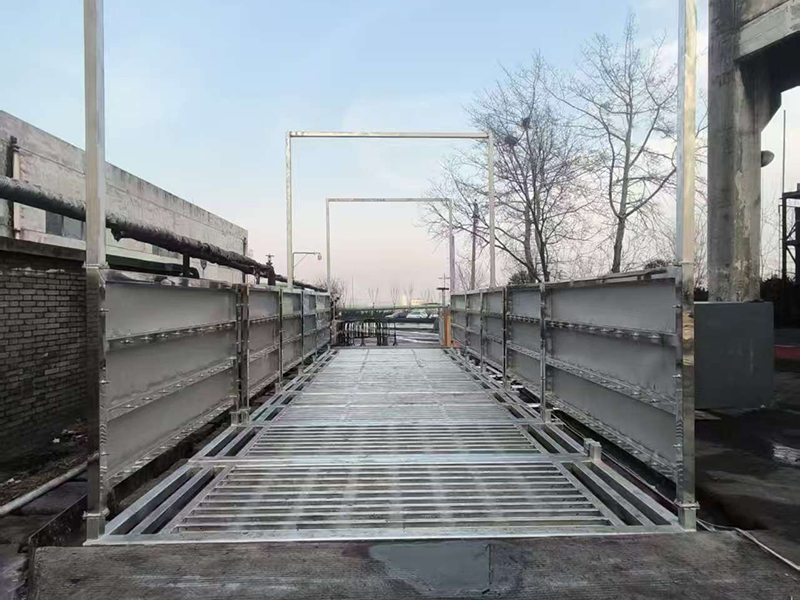 河南电厂安装使用韩强120T12米加长加宽加厚洗车机